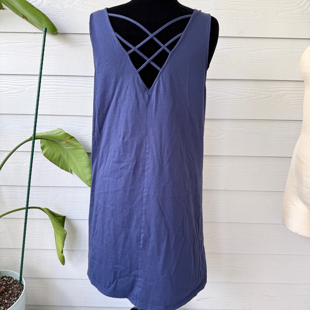 Lilly‎ Pulitzer Navy Blue Sleeveless Dress - Size XL - 100% Pima Cotton - Picture 2 of 7